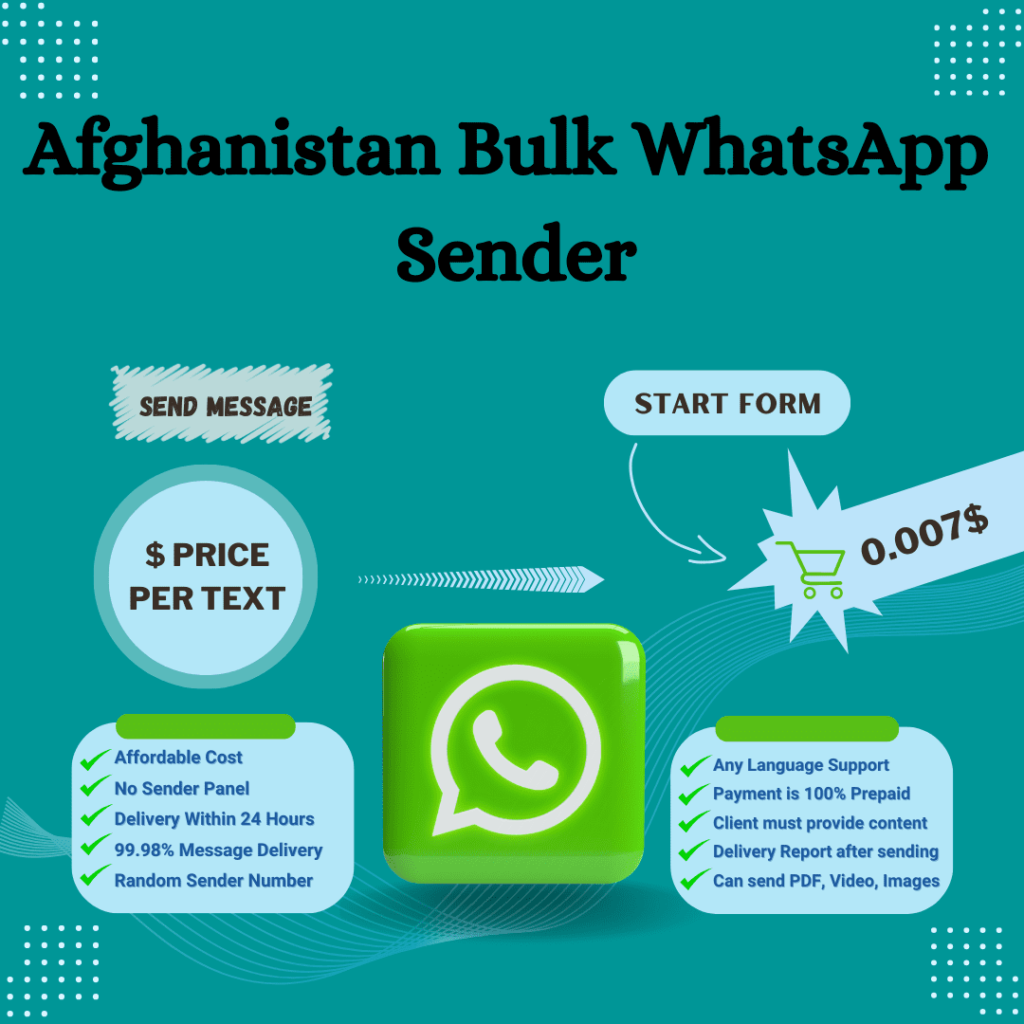 Afghanistan Bulk WhatsApp Sender