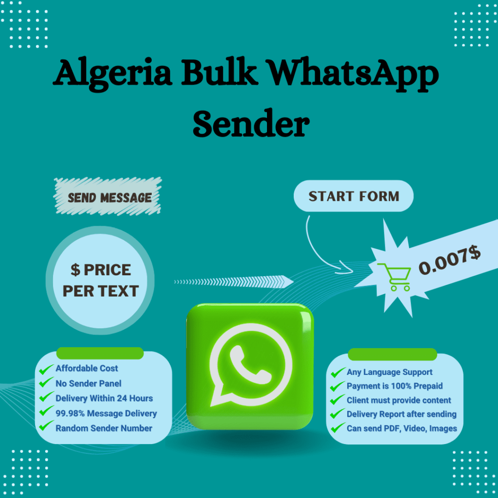 Algeria Bulk WhatsApp Sender