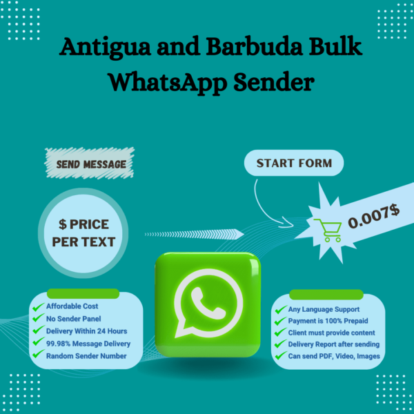 Antigua and Barbuda Bulk WhatsApp Sender