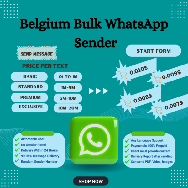 Belgium Bulk WhatsApp Sender