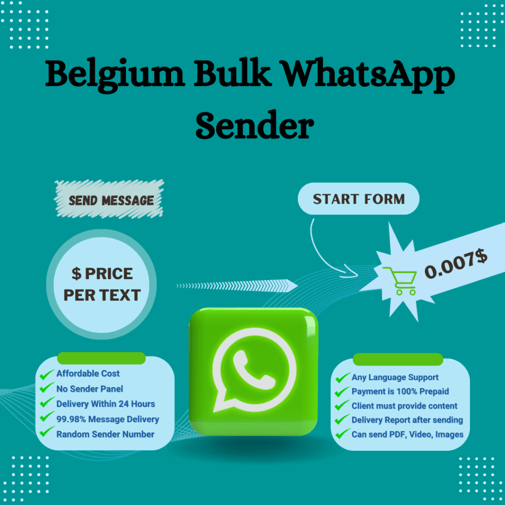 Belgium Bulk WhatsApp Sender