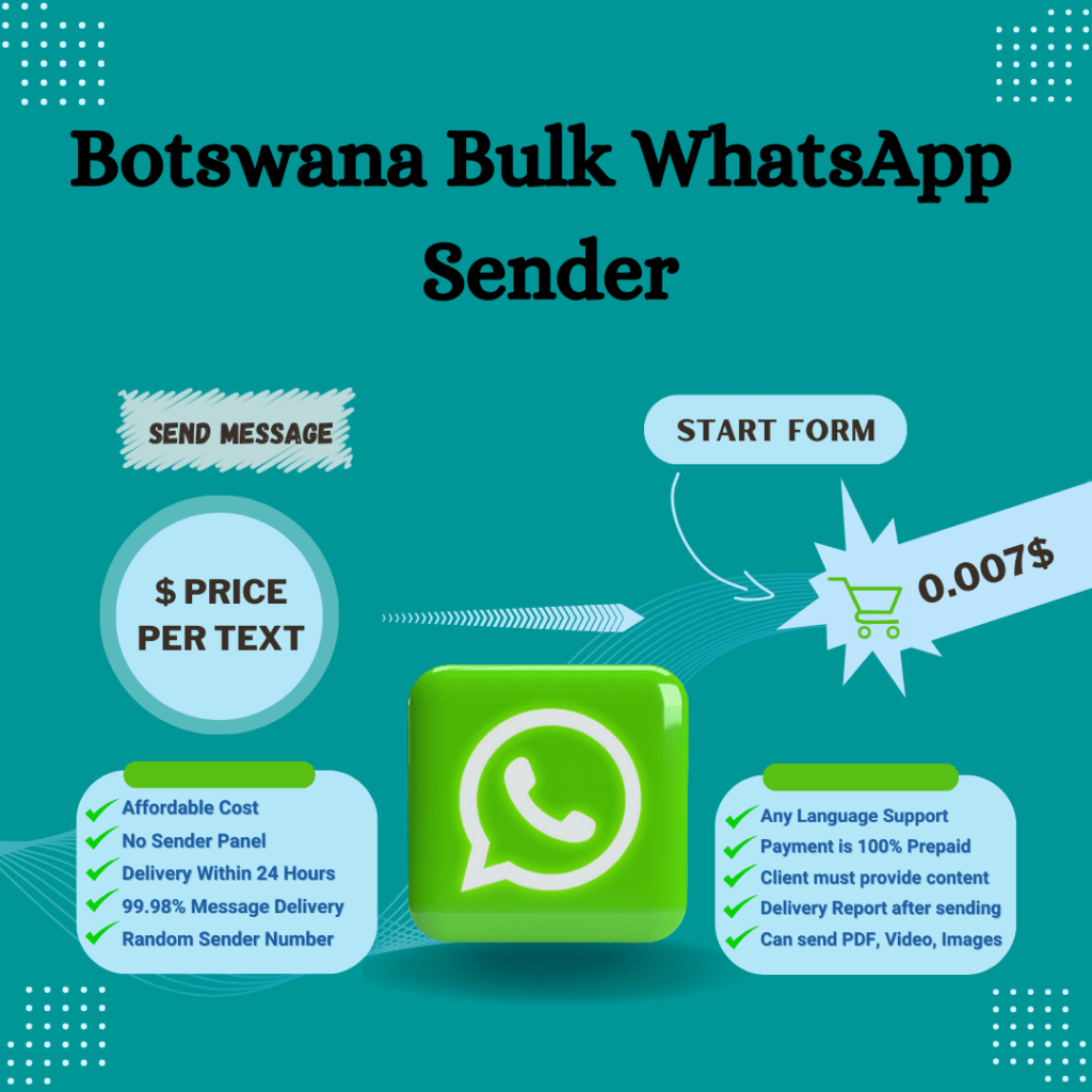 Botswana Bulk WhatsApp Sender