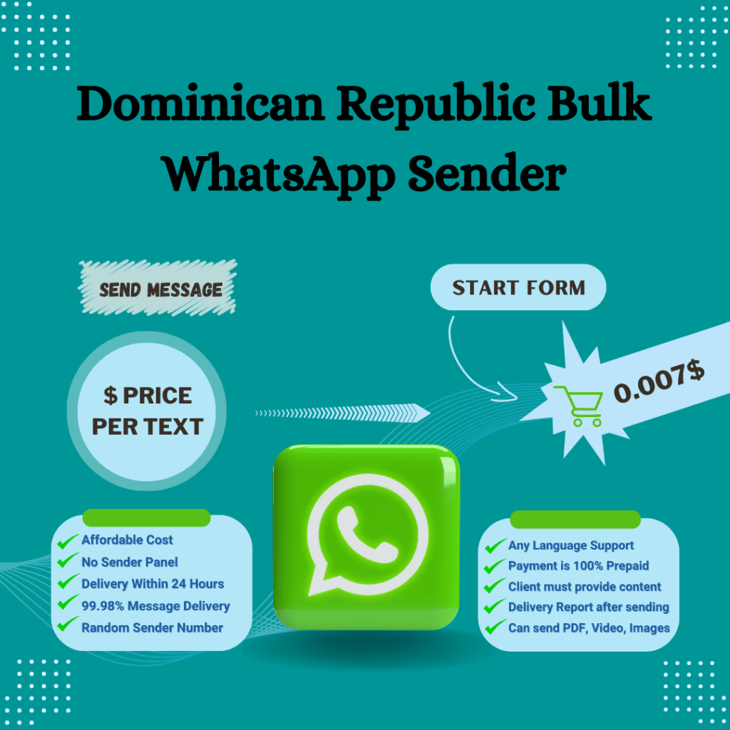 Dominican Republic Bulk WhatsApp Sender