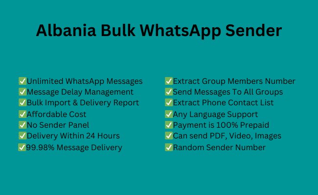 Albania Bulk WhatsApp Sender