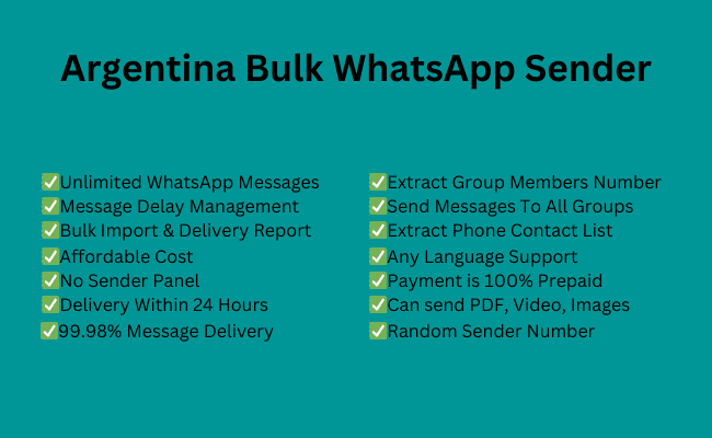 Argentina Bulk WhatsApp Sender