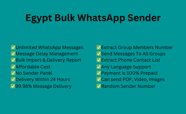 Egypt Bulk WhatsApp Sender