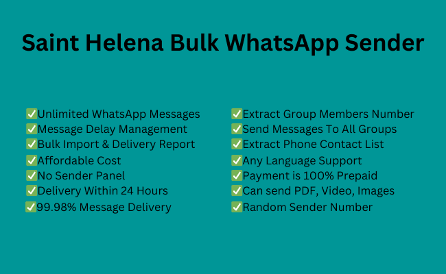 Saint Helena bulk whatsapp sender